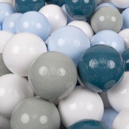 300 Balles/7Cm Balles Colorées Plastique Pour Piscine Enfant Bébé Fabriqué En eu, Turquoise