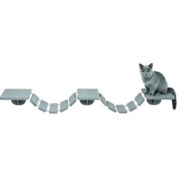 Echelle d'escalade pour chat 150 cm pour montage mural Trixie Gris