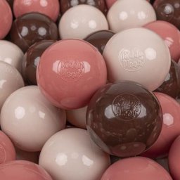 50 Balles/7Cm Balles Colorées Plastique Pour Piscine Enfant Bébé Fabriqué En eu, Beige