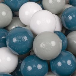 KiddyMoon 50 Balles/7Cm Balles Colorées Plastique Pour Piscine Enfant Bébé Fabriqué En EU,