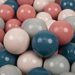 KiddyMoon 300 Balles/7Cm Balles Colorées Plastique Pour Piscine Enfant Bébé Fabriqué En EU,
