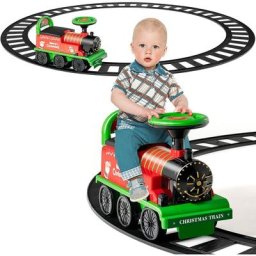 Porteur Bébé de Train Lion avec 16 Pistes Intérieur Extérieur,Porteur à Pousser Electrique avec