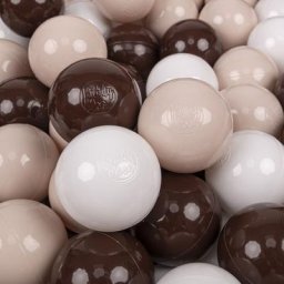 300 Balles/7Cm Balles Colorées Plastique Pour Piscine Enfant Bébé Fabriqué En eu, Beige