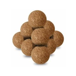 Lot de 10 balles en liège babyfoot (35mm) 100% d'adhérence - Marron