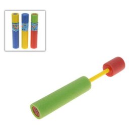 Pistolet a eau mousse ø5x26cm couleurs assorties. euro/u