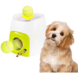 Lanceur de balles pour chiens,Lanceur automatique de balles de tennis pour chien Jouet interactif
