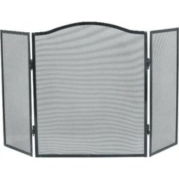 Pare-étincelles en fer forgé 3 portes cm.100x60h - Salle de séjour