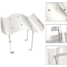 Capot de cheminée Acier inoxydable Argenté Vidaxl