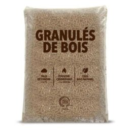 Palette de 144 Sacs de granulés de Bois 15 kg soit 2,16 T de Pellets de Bois DIN + Sud' Granulés