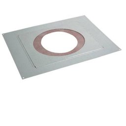 Poujoulat - pdse ramp. 0- 40% 80/130 pgi - Plaque distance de sécurité - étanche - pour plafond