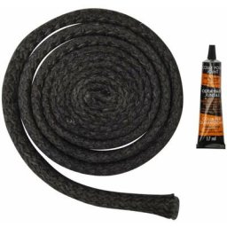 Joint tressé pour insert et poêle longueur 2,5m ø 15mm