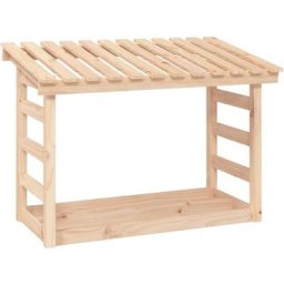 Vidaxl - Support pour bois de chauffage 108x64,5x78 cm Bois de pin Marron