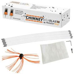 Kit de ramonage 20m Nylon Flexible Hérisson de Ramonage Synthétique Nettoyage Poêle Entrainement