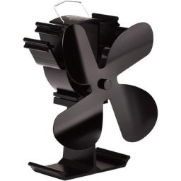 Upgrade 4-Blade Ventilateur à Chaleur pour Foyer au Bois Poêle à Brûler - Ventilateur Écologique et
