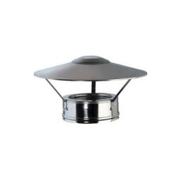 Chemine chapeau de pluie double paroi 180-230 mm