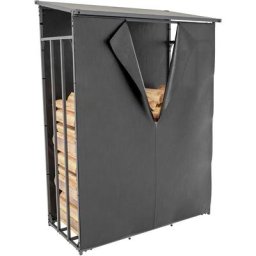 CLP - Abri pour bois de chauffage Ruston en Aluminium avec bâche de protection l