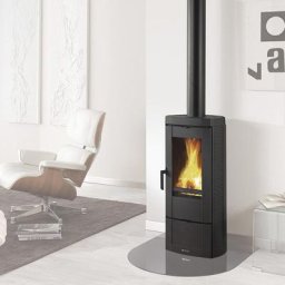 Poele a' bois La Nordica Extraflame Candy 4.0 en fonte e'maille'e 6,2 kw 177 m chauffable