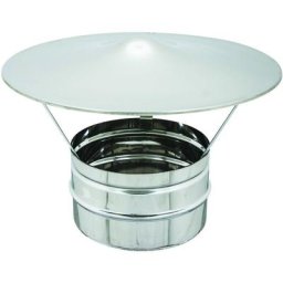 Cheminée de fumée fixe bouchon chinois en acier inoxydable CM.8