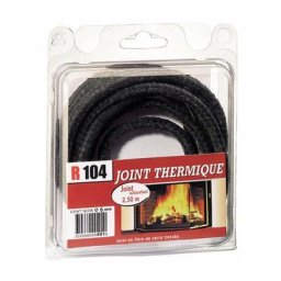 Joint thermique fibre de verre diam 6mm pour insert de cheminée Crea