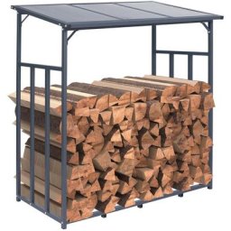 Abri pour bois de chauffage Ruston en Aluminium xl