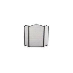 Pare-feu barrière 3 volets pour cheminée poêle 85 x 65 cm