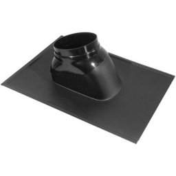 Solin Ubiflex ocre, pour terminaux verticaux ø 60/100mm et 80/125mm pour toit en pente de 25 à 45°