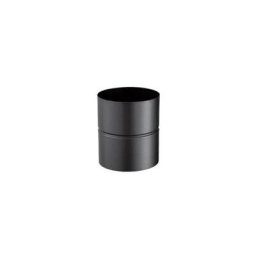 Adaptateur émaillé pour poêle à bois - Diamètre : 130 - Couleur : Noir Mat