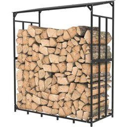 Unho - tagère en Métal pour Bois de Cheminée Range Bûches Extérieur 176x60x156cm pour Bois de