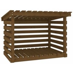 Vidaxl - Support bois de chauffage Marron miel 108x73x79 cm Bois pin marron miel