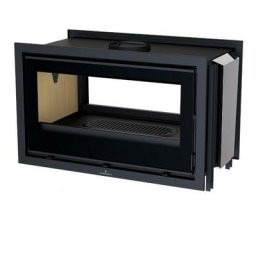 Insert de Cheminée Double Face Double Combustion 1007x596 Bronpi Cairo Réfractaire 13 kw