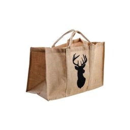 Sac buches jute nat cerf 445850 - Aubry Gaspard