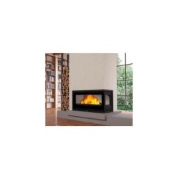 Insert cheminée à bois boma 15 kw droit + 2 bouches recuperateur
