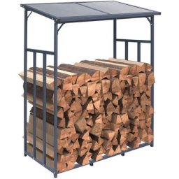 Abri pour bois de chauffage Ruston en Aluminium l