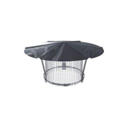 Chapeau chinois inox réglable de 80 à 130 mm anti-oiseau Poujoulat