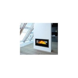 Insert cheminée à bois boma 16 kw tunnel avec turbines + 4 bouches recuperateur