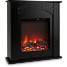 Klarstein - Elbrus Cheminée électrique 2000 w Technologie led Télécommande - Noir