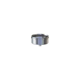 Bouchon de re'cupe'ration des condensats pour raccords en t en acier sans bouchon Acciaio Inox 8 cm