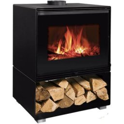 Silvia – Poêle à bois Bûches 50cm - Noir