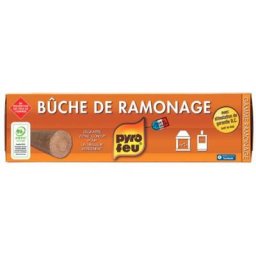 Bûche ramonage Pyrofeu pour insert ou poêle 1,1kg