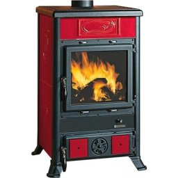 Nordica Extraflame - Poele a' bois La Rossella R1 bii liberty bordeaux 11,0 kW 252 m chauffe