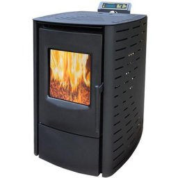 Nemaxx - P6 Poêle à granulés en acier noir avec télécommande - 6kW - 20477,8 btu - rendement 87,5%