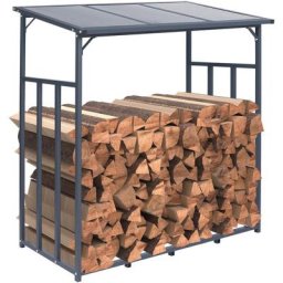 Abri pour bois de chauffage Ruston en Aluminium s