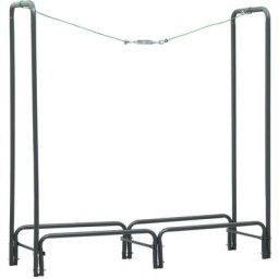 Vidaxl - Portant de bois de chauffage Anthracite 120x35x120 cm Acier n/a