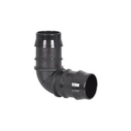 Alien Hydroponics - Raccord coude 19mm double barbelé antelco