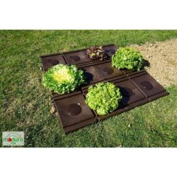 Paillage Lot de 6 Modul'oplack (paillage rigide et durable) + 6 bouchons