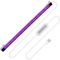 Eclairage horticole Lampe pour Plante, Chronométrage Auto - on/Off, 48 Lampe led Lampe de