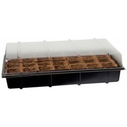Nortene - Mini serre Growing Kit avec plaque biodégradable - 5 x 5 cm
