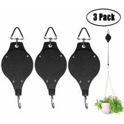 Poulie pour Plantes Robuste et Facile à Atteindre Rétractable Poulie pour Plantes Suspension pour