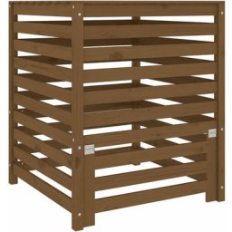 Vidaxl - Composteur Marron miel 82,5x82,5x99,5 cm Bois massif de pin Honey brown pine