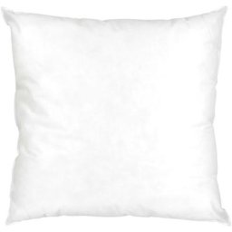 Coussin c Malin à recouvrir Fibres polyester 65x65 cm - Blanc